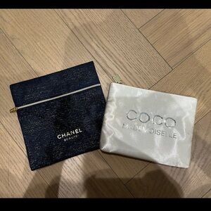 Chanel cosmetic bags NWOT